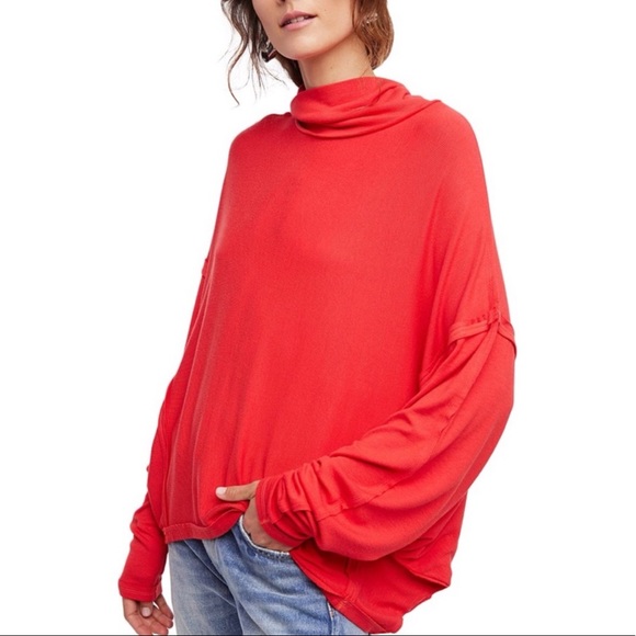 Free People Alameda Red Dolman 